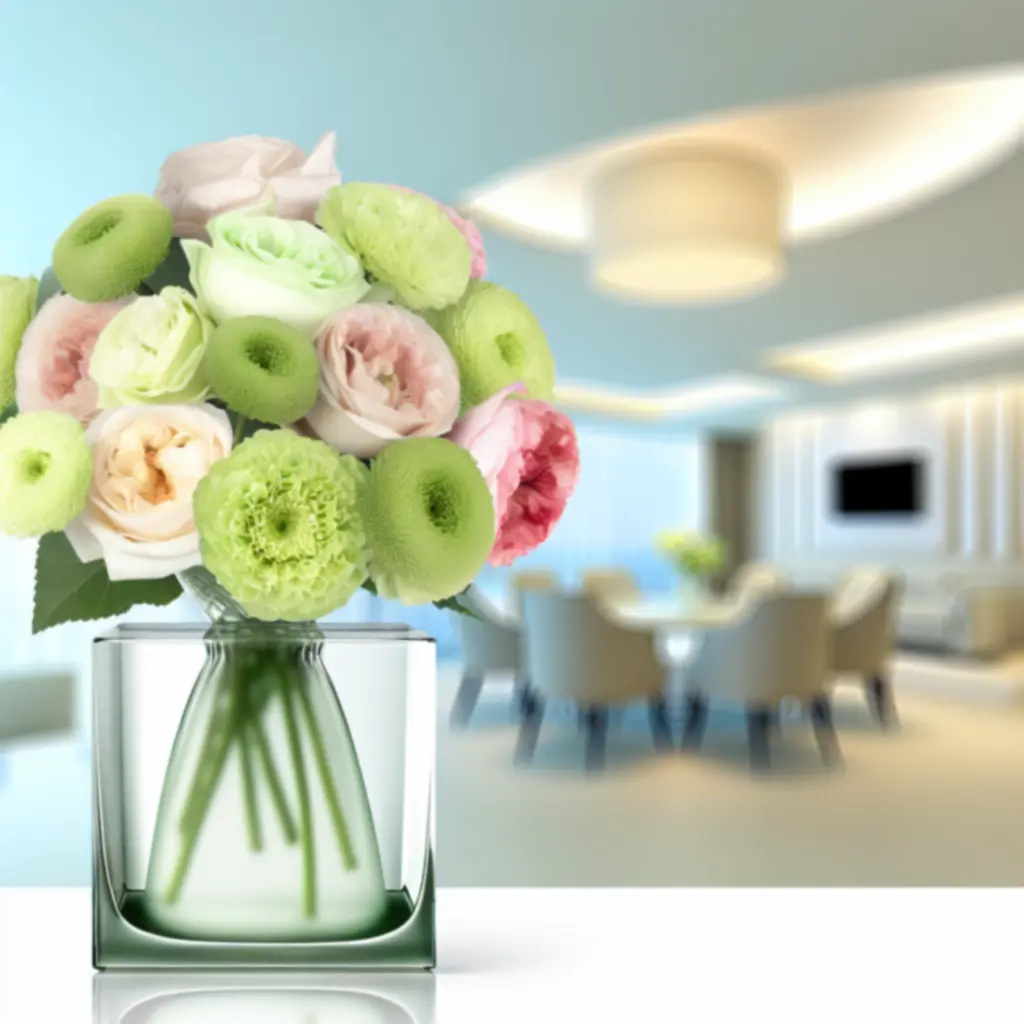 Elegáns friss virágcsokor pasztell árnyalatokkal