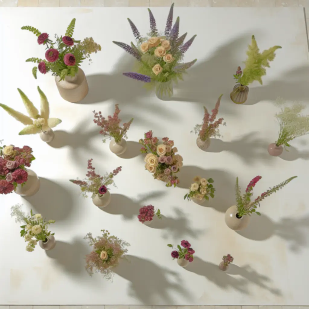 Magas felbontású, elegáns virágdíszek és csokrok válogatása